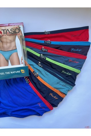 Труси чоловічі брифи Taso 3527 з написом